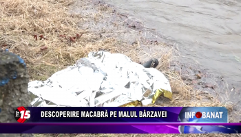 Descoperire macabră pe malul Bârzavei