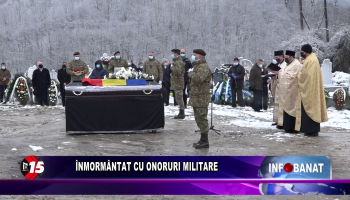 Înmormântat cu onoruri militare