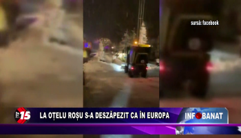 La Oțelu Roșu s-a deszăpezit ca în Europa