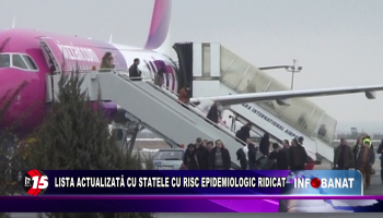 Lista actualizată cu statele cu risc epidemiologic ridicat