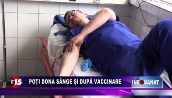 Poți dona sânge și după vaccinare