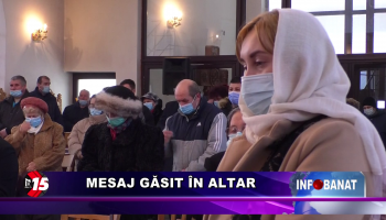 Mesaj găsit în altar