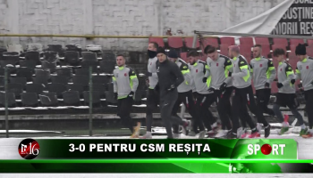 3-0 pentru CSM Reșița