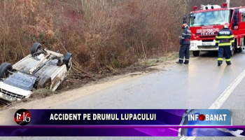 Accident pe drumul Lupacului