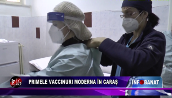 Primele vaccinuri Moderna în Caraș