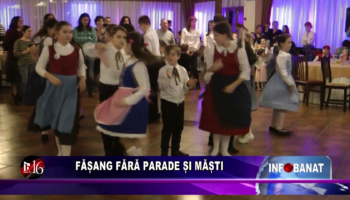 Fășang fără parade și măști