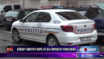 Bărbat arestat după ce și-a împușcat concubina