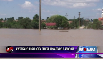 Avertizare hidrologică pentru urmatoarele 48 de ore