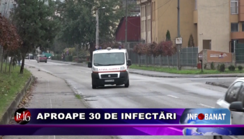 Aproape 30 de infectări