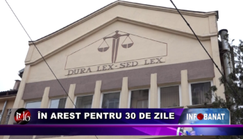 În arest pentru 30 de zile