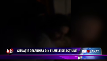 Situație desprinsă din filmele de acțiune