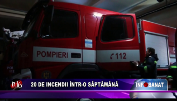 20 de incendii într-o săptămână