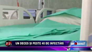 Un deces și peste 40 de infectări