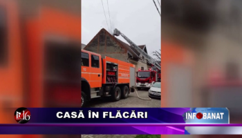 Casă în flăcări
