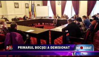 Primarul Bocșei a demisionat