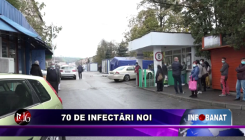 70 de infectări noi