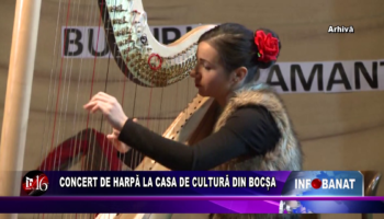 Concert de harpă la Casa de Cultură din Bocșa