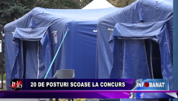 20 de posturi scoase la concurs