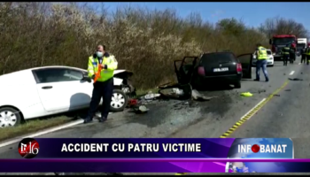 Accident cu patru victime