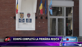 Echipă completă la primăria Reșița