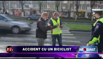 Accident cu un biciclist