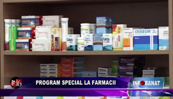 Program special la farmacii