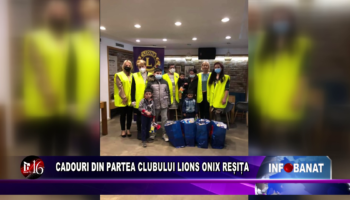 Cadouri din partea Clubului Lions Onix Reșița