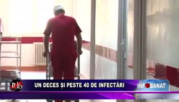 Un deces și peste 40 de infectări