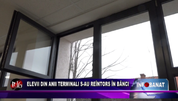 Elevii din anii terminali s-au reîntors în bănci