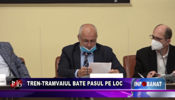 Tren-tramvaiul bate pasul pe loc