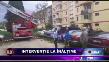Intervenție la înălțime