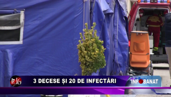 3 decese și 20 de infectări