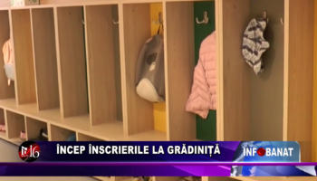 Încep înscrierile la grădinită