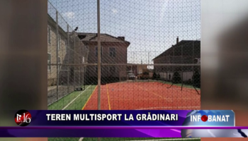 Teren multisport la Grădinari