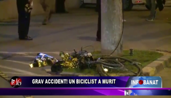 Grav accident! Un biciclist a murit