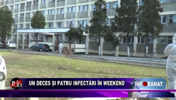 Un deces și patru infectări în weekend