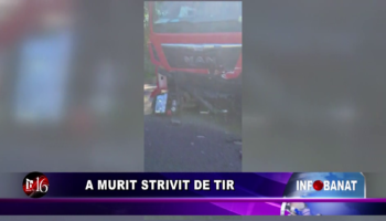 A murit strivit de tir