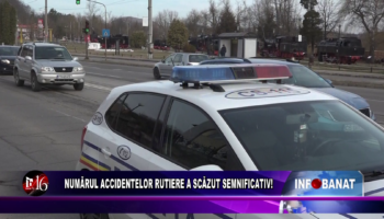 Numărul accidentelor rutiere a scăzut semnificativ!