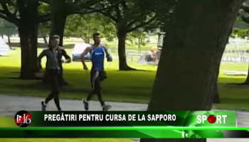 Pregătiri pentru cursa de la Sapporo