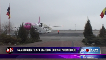 S-a actualizat lista statelor cu risc epidemiologic