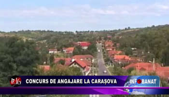 Concurs de angajare la Carașova