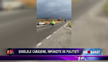 Șoselele cărășene, împânzite de polițiști