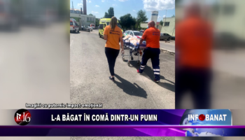 L-a băgat în comă dintr-un pumn