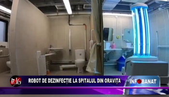 Robot de dezinfecție la spitalul din Oravița