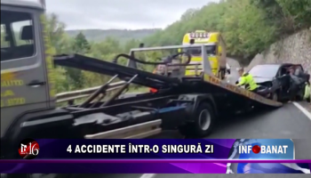 4 accidente într-o singură zi