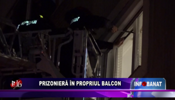 Prizonieră în propriul balcon