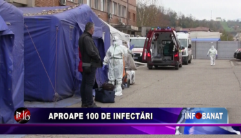 Aproape 100 de infectări