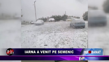 Iarna a venit pe Semenic