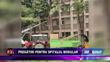 Pregătiri pentru spitalul modular