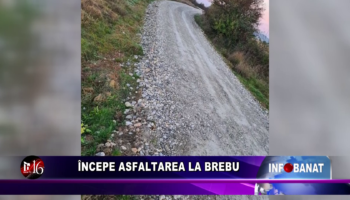 Începe asfaltarea la Brebu